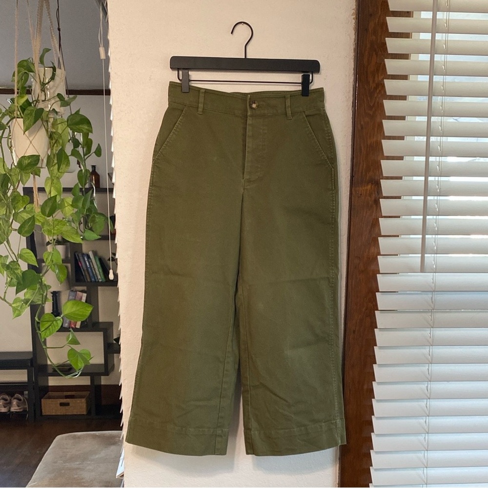 madewell wide leg crop pant